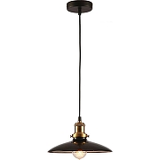 Подвесной светильник Lussole Glen Cove LSP-9604-TAB цвет плафона/подвески Черный, цвет арматуры Бронза, Черный-1
