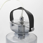 Подвесной светильник Lussole Brighton LSP-9639T цвет плафона/подвески Синий, цвет арматуры Хром-3