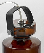 Подвесной светильник Lussole Brighton LSP-9640 цвет плафона/подвески Коричневый, цвет арматуры Хром-2