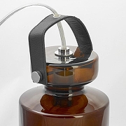 Подвесной светильник Lussole Brighton LSP-9640T цвет плафона/подвески Коричневый, цвет арматуры Хром-3