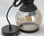 Подвесной светильник Lussole Tonawanda LSP-9689 цвет плафона/подвески Серый, Черный, цвет арматуры Черный-4