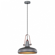 Подвесной светильник Lussole Middletown LSP-9814 цвет плафона/подвески Серый, цвет арматуры Серый-1