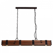 Подвесной светильник Lussole Holtsville LSP-9860 цвет плафона/подвески Коричневый, цвет арматуры Коричневый-1