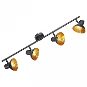 Спот Lussole Louisville LSP-9976 цвет плафона/подвески Желтый, Черный, цвет арматуры Черный