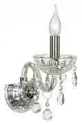 Бра Arti Lampadari Lubrenze Lubrenze E 2.1.1.600 N цвет плафона/подвески Прозрачный, цвет арматуры Прозрачный, Никель