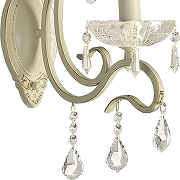 Бра Arti Lampadari Luminare Luminare E 2.1.1.601 C цвет плафона/подвески Прозрачный, цвет арматуры Бежевый-2