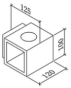 Накладной светильник DesignLed Kub LWA0100A-BL-WW цвет плафона/подвески Белый, цвет арматуры Черный-1