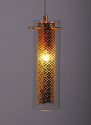 Подвесной светильник Abrasax Anke MA03847C-001 цвет плафона/подвески Прозрачный, цвет арматуры Золото-1