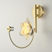 Бра Imperiumloft MAGNOLIA MAGNOLIA-WALL01 цвет плафона/подвески Латунь, цвет арматуры Латунь-3