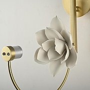 Бра Imperiumloft MAGNOLIA MAGNOLIA-WALL01 цвет плафона/подвески Латунь, цвет арматуры Латунь-9