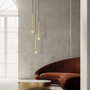 Подвесной светильник Imperiumloft MAGRIT magrit-lux01 цвет плафона/подвески Прозрачный, цвет арматуры Латунь-5