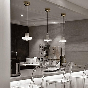 Подвесной светильник Imperiumloft STONE MARBLE01 цвет плафона/подвески Белый, цвет арматуры Золото-10