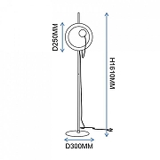 Торшер Imperiumloft MARGOTT White margott-fl01 цвет плафона/подвески Белый, цвет арматуры Белый-10