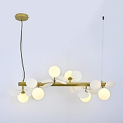 Подвесной светильник Imperiumloft MATISSE MATISSE-L-SELF01 цвет плафона/подвески Белый, цвет арматуры Золото-2