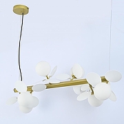 Подвесной светильник Imperiumloft MATISSE MATISSE-L-SELF01 цвет плафона/подвески Белый, цвет арматуры Золото-3