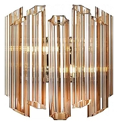 Накладной светильник iLamp Destiny MB0267-2C цвет плафона/подвески Коричневый, цвет арматуры Хром