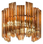 Накладной светильник iLamp Destiny MB0267-2C цвет плафона/подвески Коричневый, цвет арматуры Хром-2