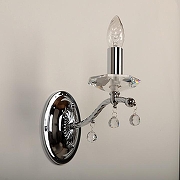 Бра Abrasax 23083 MB23083/1CR цвет плафона/подвески Прозрачный, цвет арматуры Хром-1