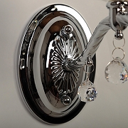 Бра Abrasax 23083 MB23083/1CR цвет плафона/подвески Прозрачный, цвет арматуры Хром-6