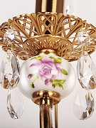 Бра Abrasax 9431 MBK9431/1 BRASS цвет плафона/подвески Прозрачный, цвет арматуры Бронза-2