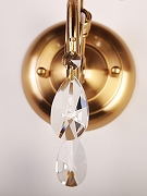 Бра Abrasax 9431 MBK9431/1 BRASS цвет плафона/подвески Прозрачный, цвет арматуры Бронза-3