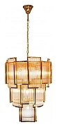 Подвесной светильник iLamp Tribeca MD0276-11C цвет плафона/подвески Янтарный, цвет арматуры Золото-2