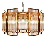 Подвесной светильник iLamp Tribeca MD0276-6A цвет плафона/подвески Янтарный, цвет арматуры Золото