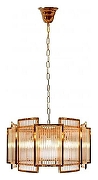 Подвесной светильник iLamp Tribeca MD0276-6A цвет плафона/подвески Янтарный, цвет арматуры Золото-2