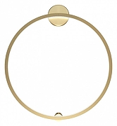 Накладной светильник Maytoni Halo MOD005WL-L46BSK2 цвет плафона/подвески Белый, Латунь, цвет арматуры Латунь