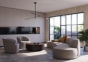 Светильник на штанге Maytoni Fad MOD070CL-L15B3K1 цвет плафона/подвески Черный, цвет арматуры Черный-6