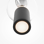 Подвесной светильник Maytoni Monochrome MOD071PL-L8B3K2 цвет плафона/подвески Белый, Серый, Коричневый, цвет арматуры Черный-3