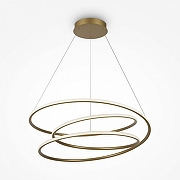 Подвесной светильник Maytoni Halo MOD100PL-L88BSK1 цвет плафона/подвески Латунь, цвет арматуры Латунь-2