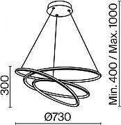 Подвесной светильник Maytoni Halo MOD100PL-L88WK1 цвет плафона/подвески Белый, цвет арматуры Белый-3