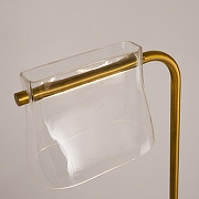 Торшер Maytoni Cabaret MOD170FL-L8BS3K цвет плафона/подвески Прозрачный, цвет арматуры Латунь-5