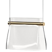 Подвесной светильник Maytoni Cabaret MOD170PL-L8BS3K цвет плафона/подвески Прозрачный, цвет арматуры Латунь