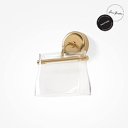 Бра Maytoni Cabaret MOD170WL-L8BS3K2 цвет плафона/подвески Прозрачный, цвет арматуры Латунь-1