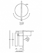 Бра Maytoni Nuance MOD180WL-L4B3K1 цвет плафона/подвески Черный, цвет арматуры Черный-12
