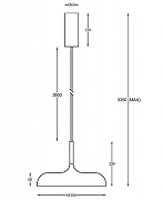 Подвесной светильник Maytoni Gerhard MOD189PL-L12GR3K1 цвет плафона/подвески Серый, цвет арматуры Серый-5