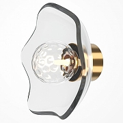 Накладной светильник Maytoni M1racle MOD207WL-01BS цвет плафона/подвески Прозрачный, цвет арматуры Латунь-2