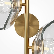 Бра Maytoni M1racle MOD207WL-04BS цвет плафона/подвески Прозрачный, цвет арматуры Латунь-8