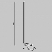 Торшер Maytoni Combo MOD214FL-L20W3K цвет плафона/подвески Белый, цвет арматуры Белый-4