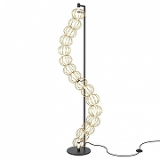 Торшер Maytoni Golden Cage MOD216FL-L38G3K цвет плафона/подвески Золото, цвет арматуры Черный