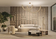 Подвесной светильник Maytoni Golden Cage MOD216PL-L55G3K цвет плафона/подвески Белый, Золото, цвет арматуры Золото-5