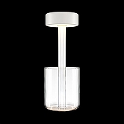 Настольная лампа Maytoni AI Collaboration MOD229TL-L3W3K1 цвет плафона/подвески Белый, цвет арматуры Прозрачный-1