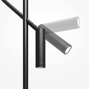 Торшер с подсветкой Maytoni Fly MOD230FL-01B цвет плафона/подвески Белый, цвет арматуры Черный-5