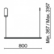 Подвесной светильник Maytoni Halo MOD246PL-L16BSK цвет плафона/подвески Белый, Латунь, цвет арматуры Латунь-6