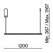 Подвесной светильник Maytoni Halo MOD246PL-L24BSK цвет плафона/подвески Белый, Латунь, цвет арматуры Латунь-6