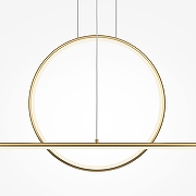 Подвесной светильник Maytoni Halo MOD247PL-L49BSK цвет плафона/подвески Белый, Латунь, цвет арматуры Латунь-3