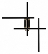 Накладной светильник Maytoni Halo MOD248WL-L24BK цвет плафона/подвески Черный, цвет арматуры Черный