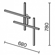 Накладной светильник Maytoni Halo MOD248WL-L24BK цвет плафона/подвески Черный, цвет арматуры Черный-5